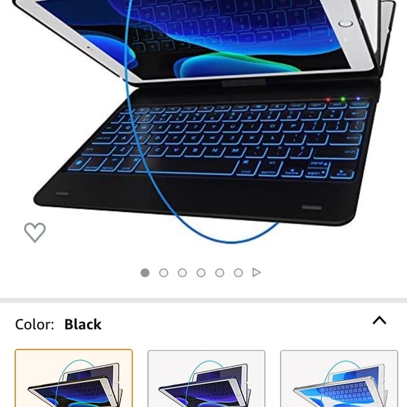 360 Keyboard Case for iPad 9.7” - Picture 3 of 3